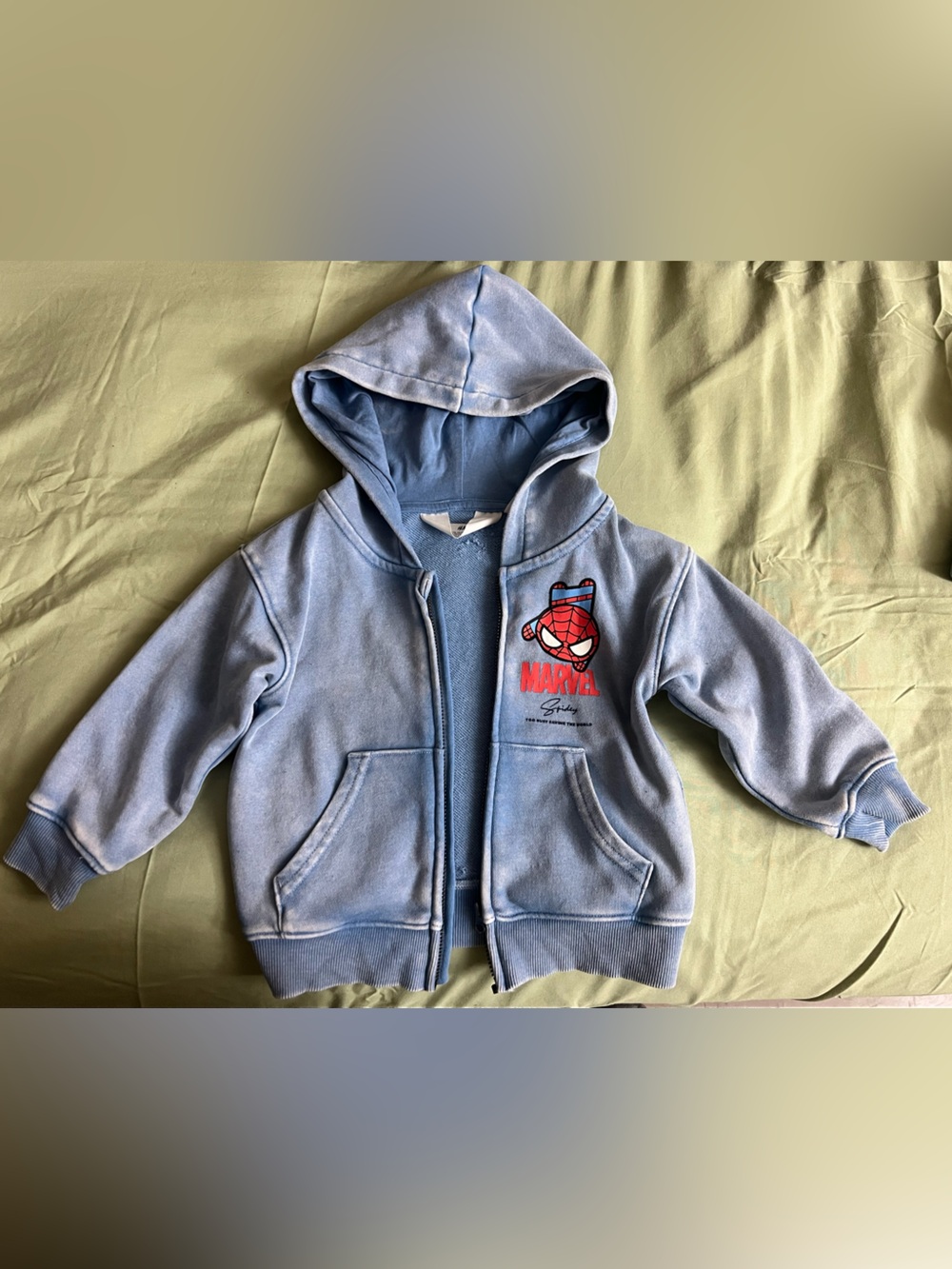 H&M Toddler Marvel Spidey Zip-Up Hoodie
